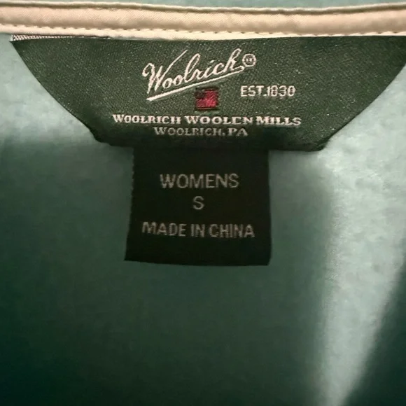 🩵 Woolrich Women’s Fleece Vest – Size Small (Breeze Blue) 🩵 - Picture 5 of 8